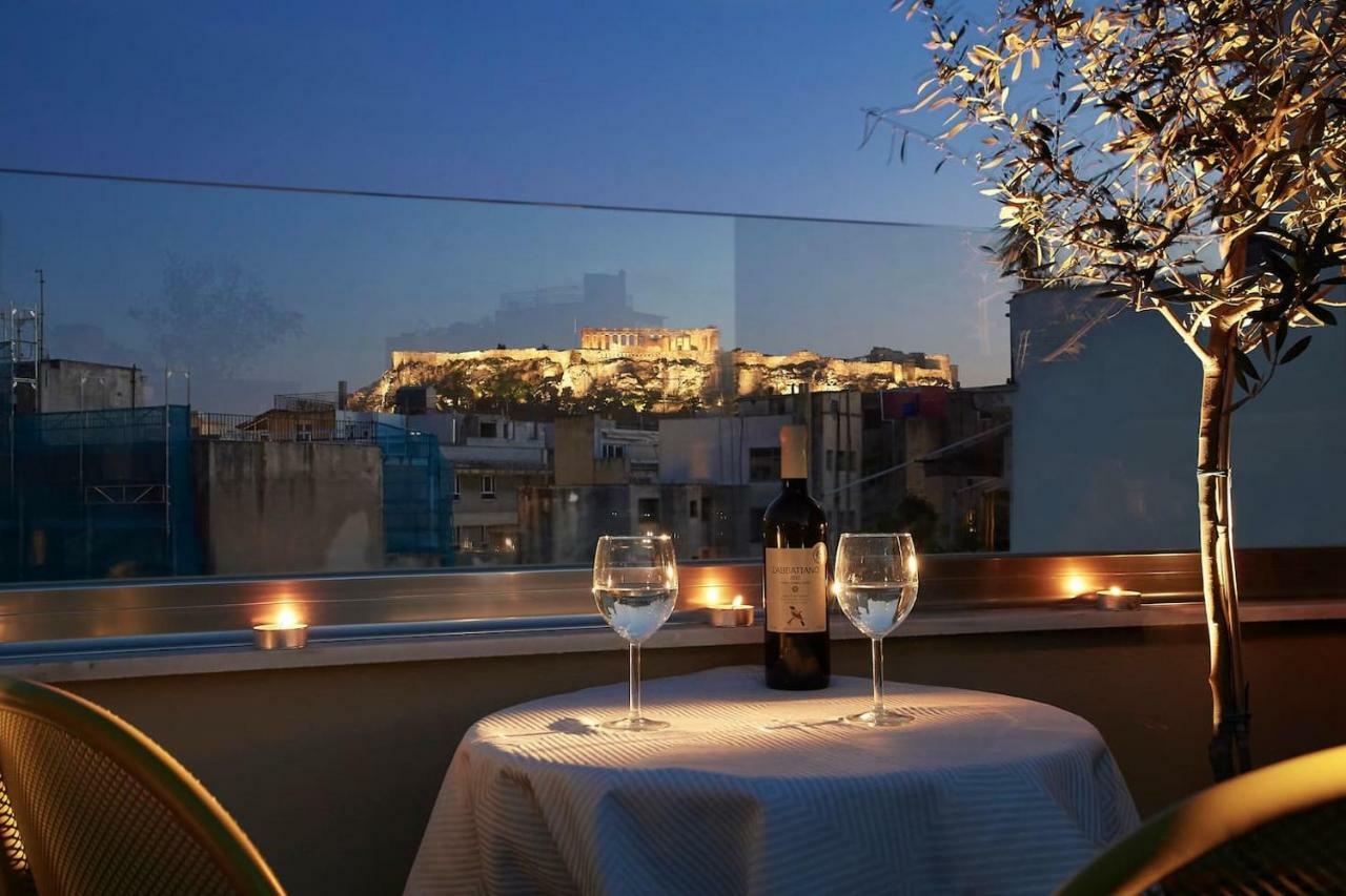 Spacious Suite W. Huge Balcony + Acropolis View Atena Exterior foto