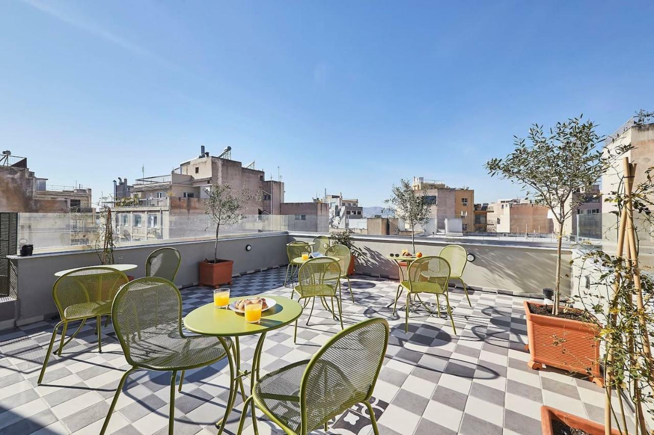 Spacious Suite W. Huge Balcony + Acropolis View Atena Exterior foto