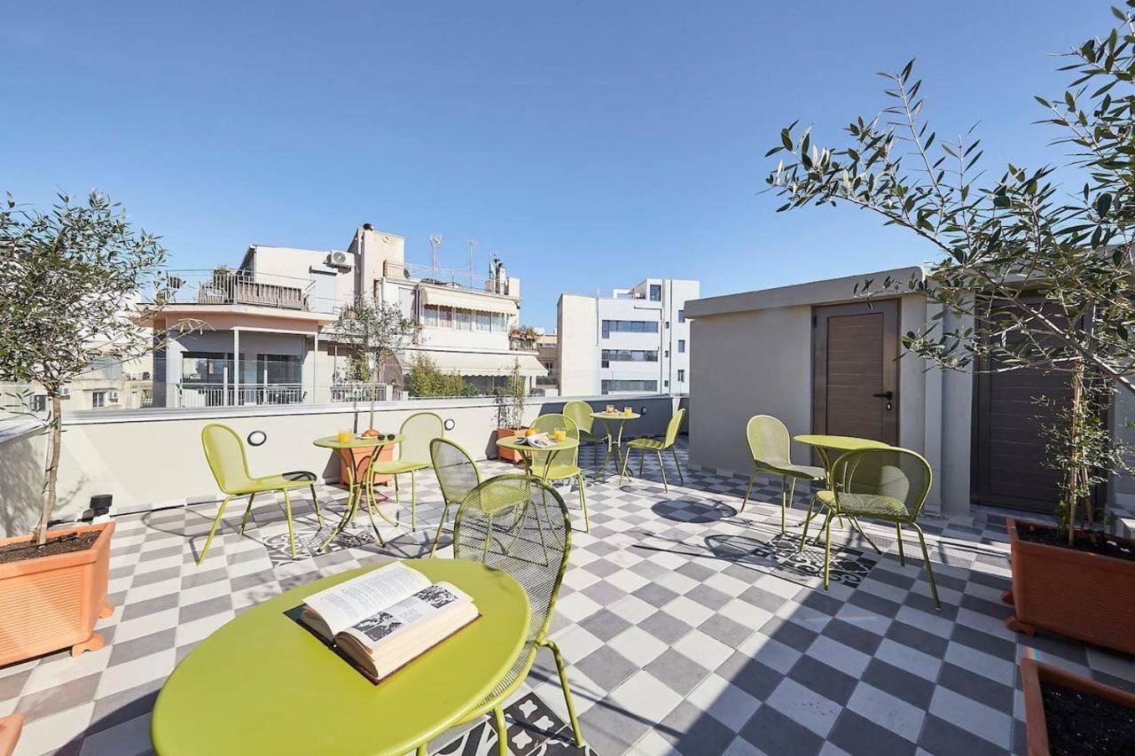 Spacious Suite W. Huge Balcony + Acropolis View Atena Exterior foto