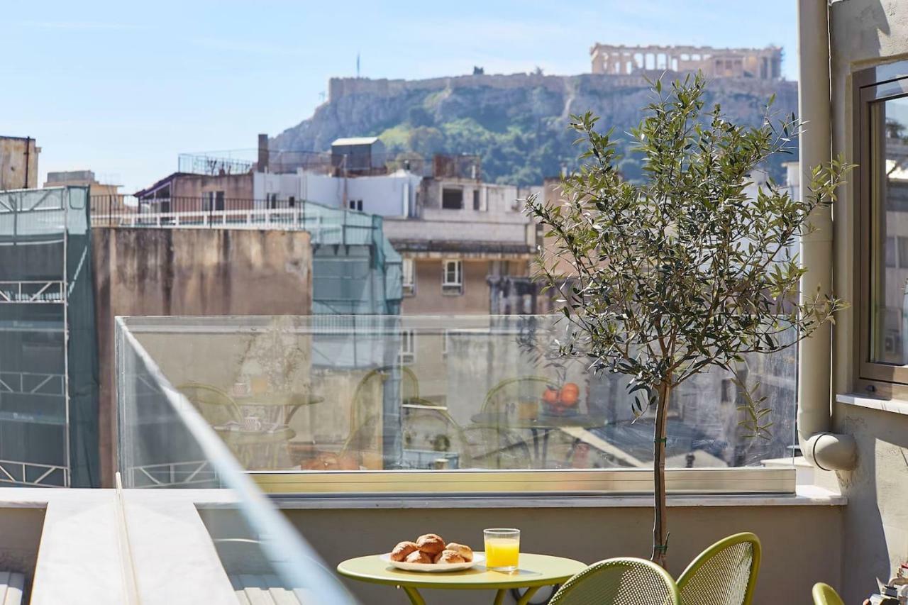 Spacious Suite W. Huge Balcony + Acropolis View Atena Exterior foto