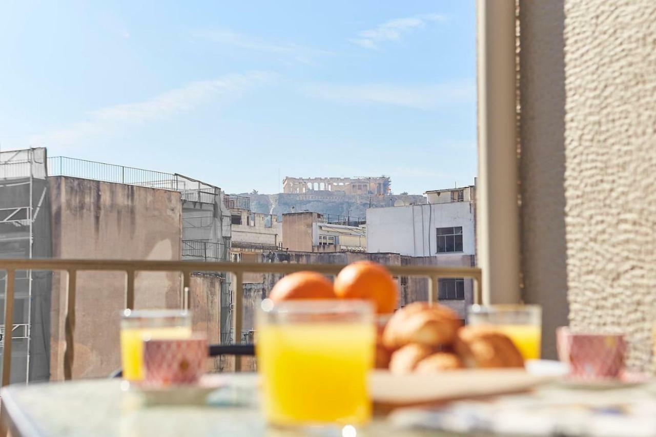 Spacious Suite W. Huge Balcony + Acropolis View Atena Exterior foto